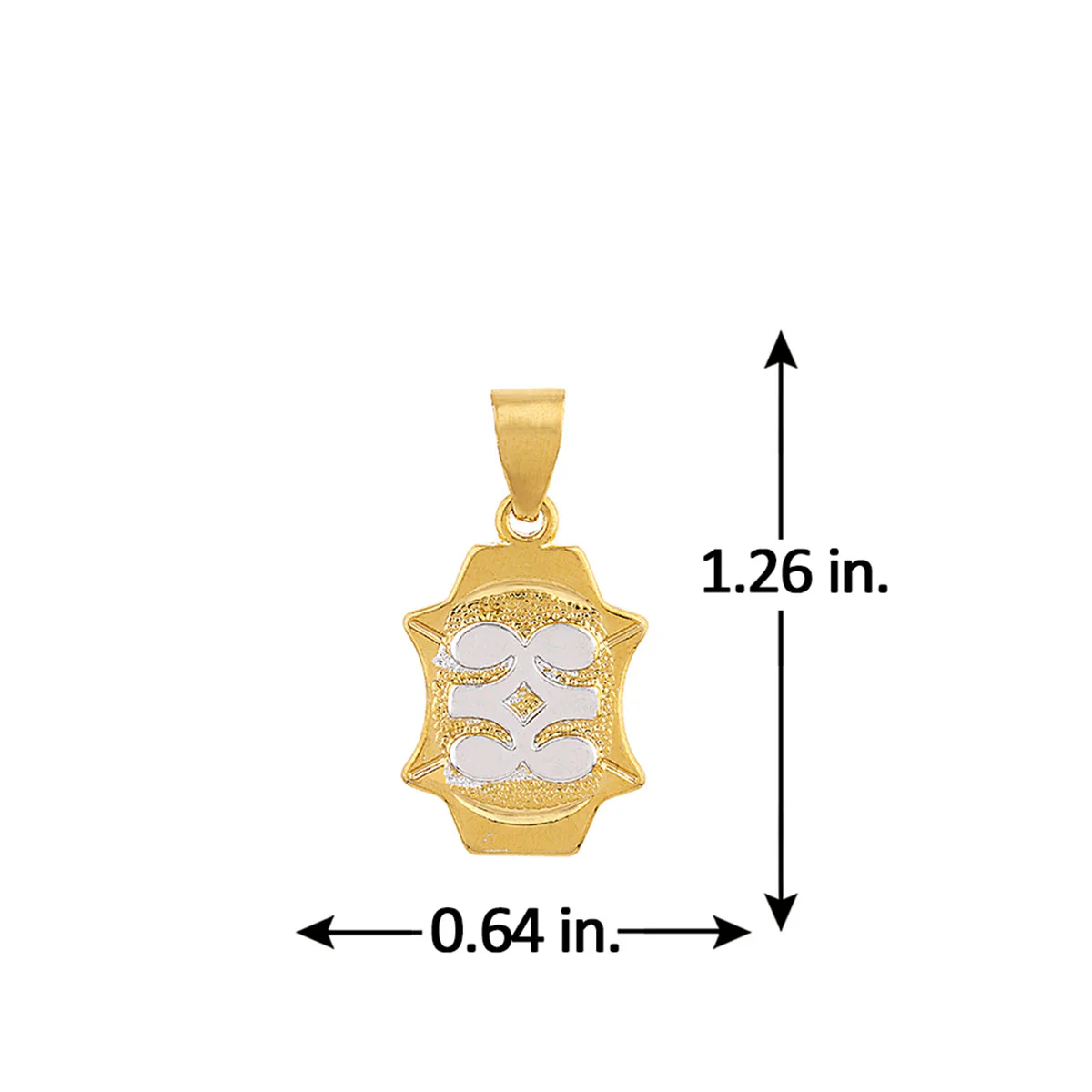 Royal Two Tone Plated Pendant - Image 5