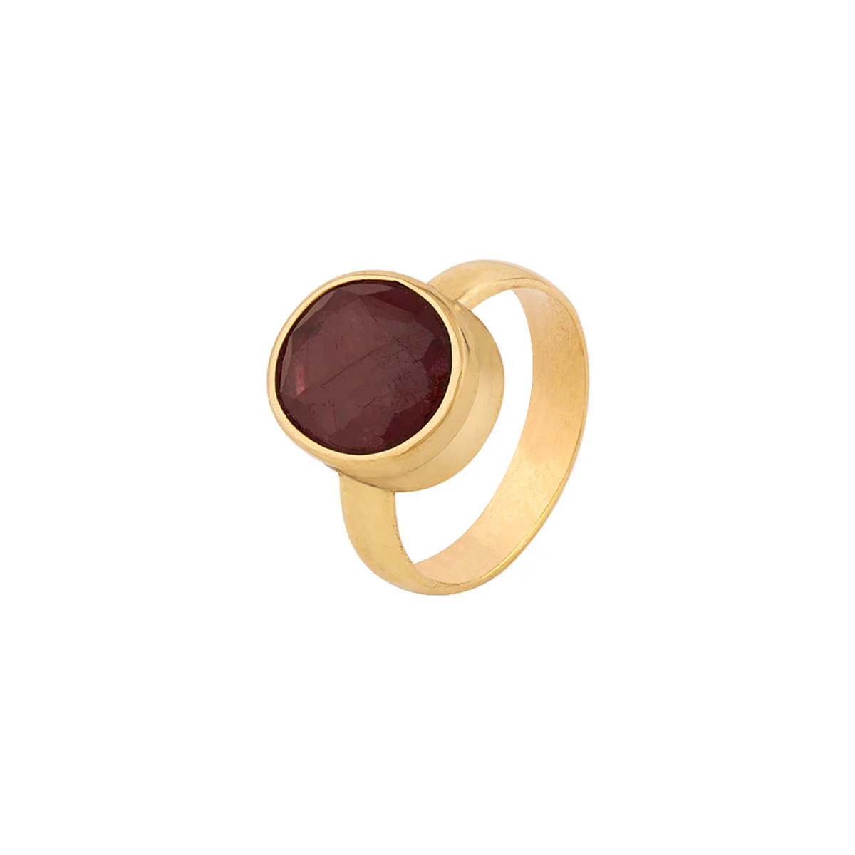 Ruby (Manik) 7.25 Ratti Ashtadhatu Rashi Ratna Ring with original Lab Test Certificate - Image 3