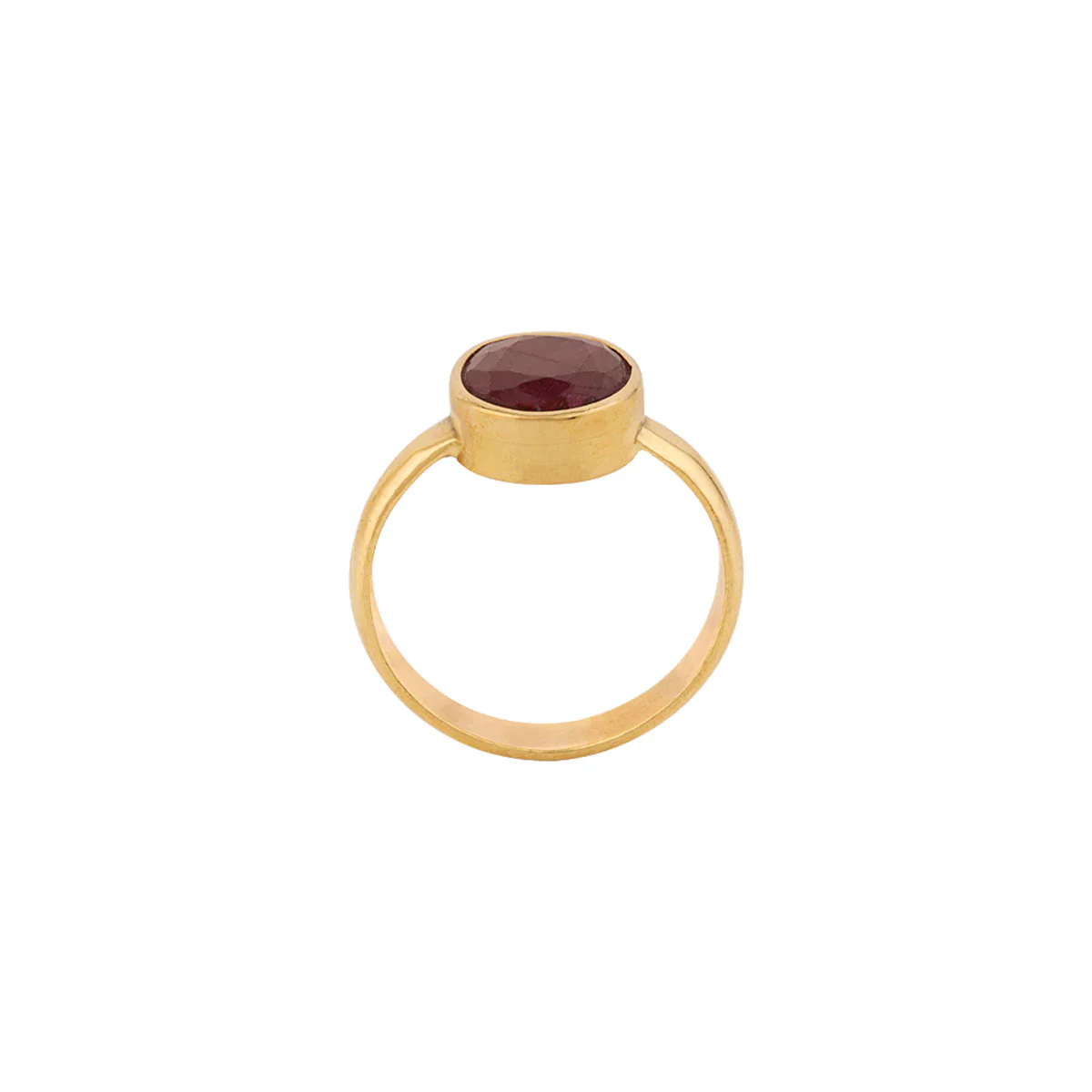 Ruby (Manik) 7.25 Ratti Ashtadhatu Rashi Ratna Ring with original Lab Test Certificate - Image 4