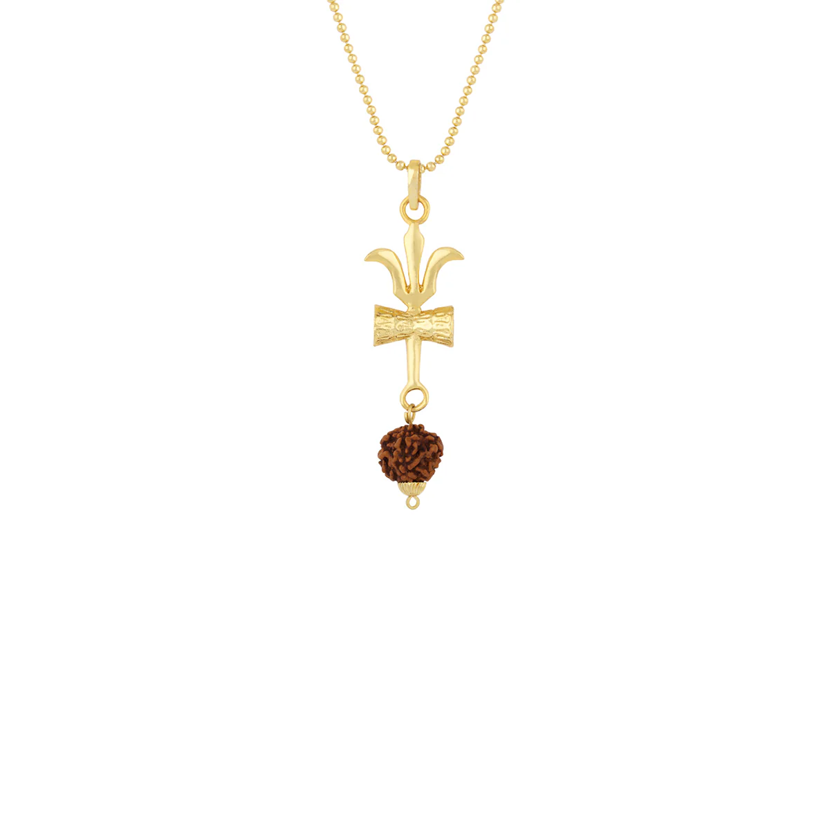 Rudraksha Damru and Trishul Pendant - Image 3