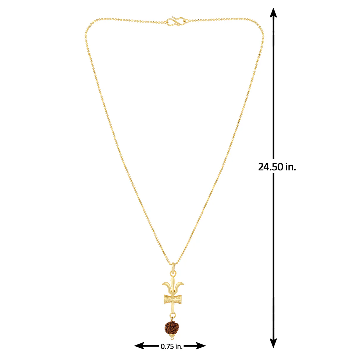 Rudraksha Damru and Trishul Pendant - Image 5