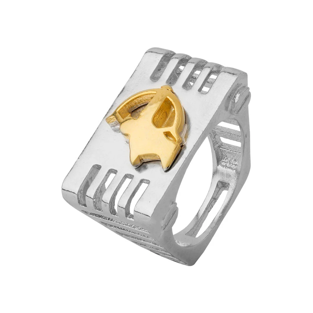 Sagittarus Rashi Symbol Designed Ring For Men - Image 2