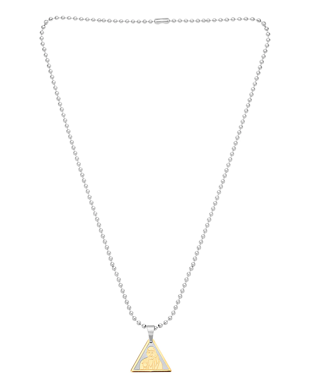 Sai Baba Dual Tone Pendant from Faith and Trust - Image 3