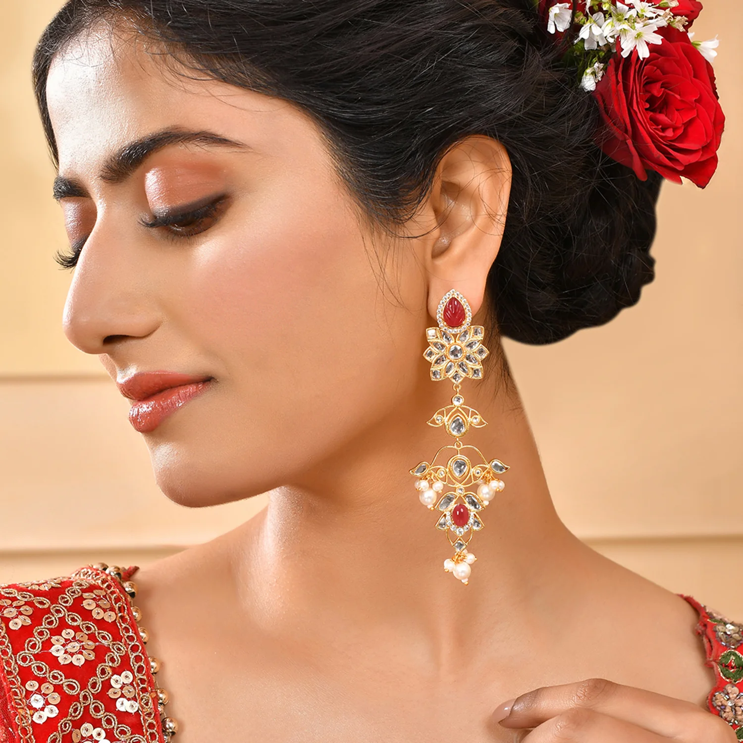 Heer Samreen Statement Earrings