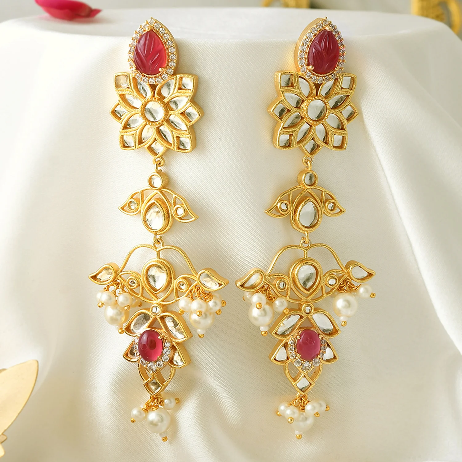 Heer Samreen Statement Earrings - Image 2