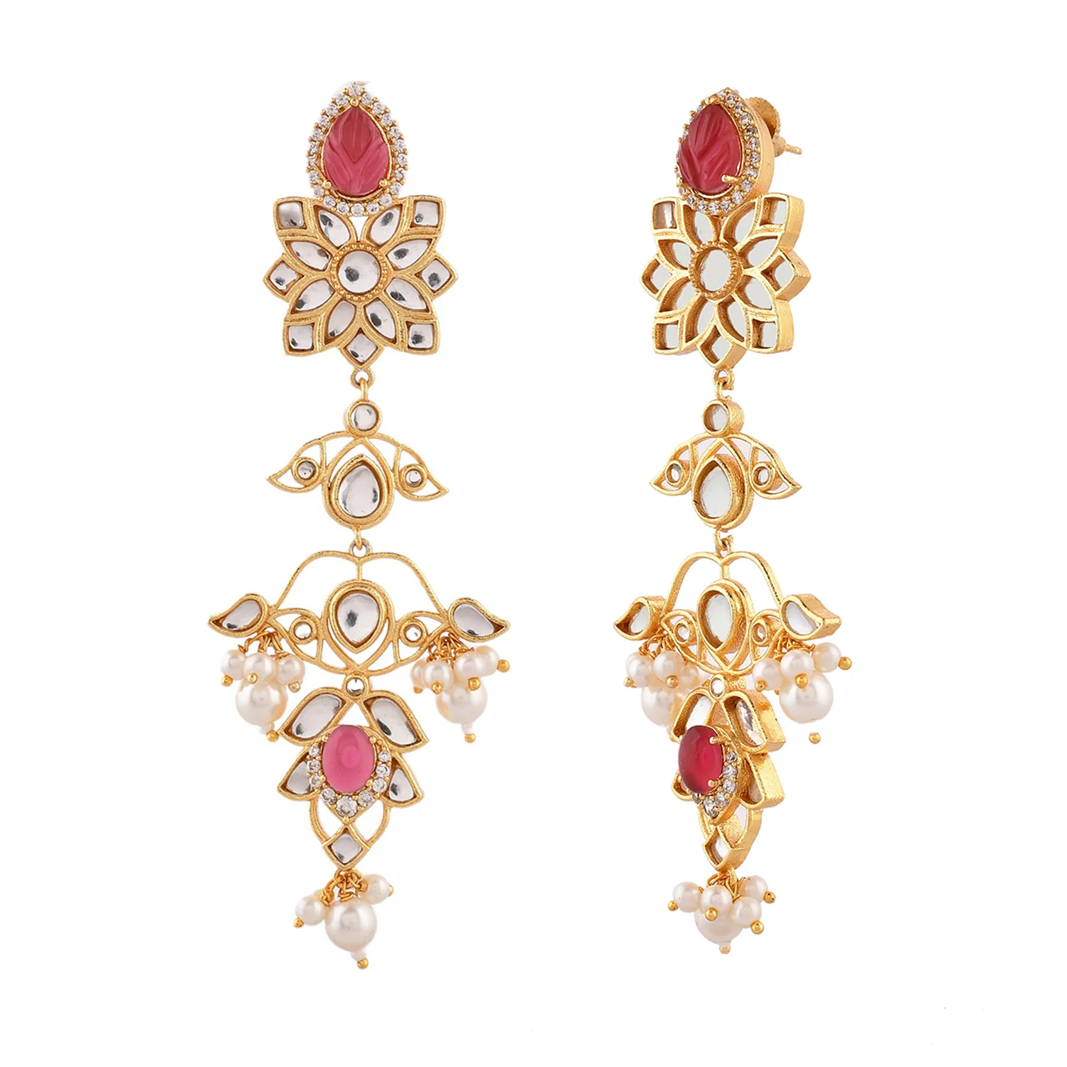Heer Samreen Statement Earrings - Image 4