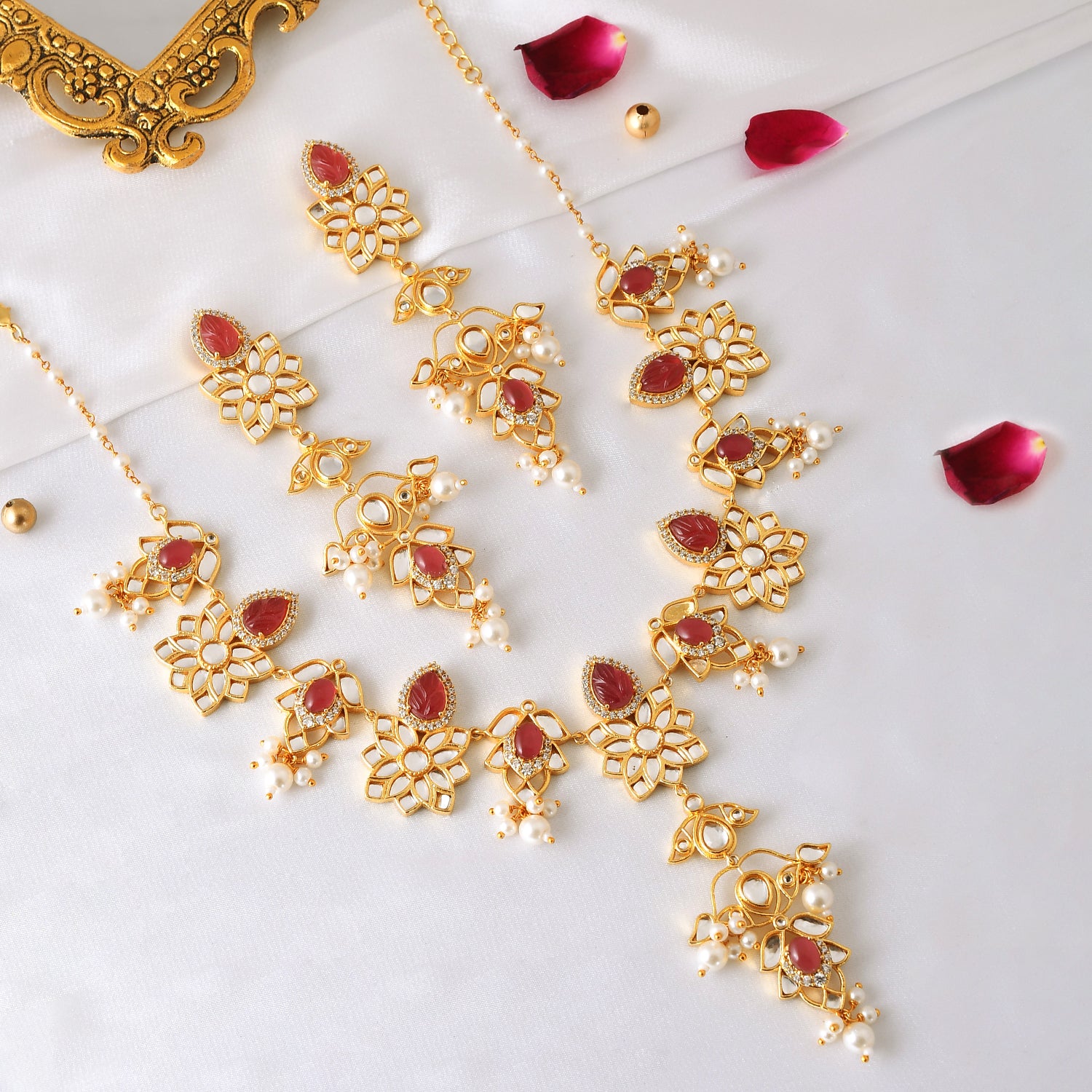 Samreen Statement Necklace Set - Image 2