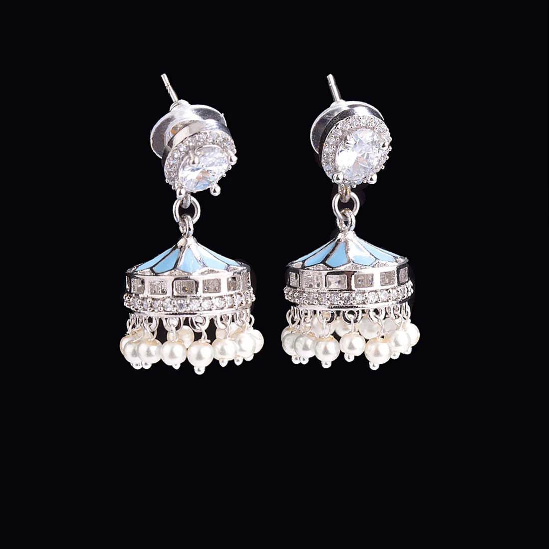Santorini Gems Embellished Earrings
