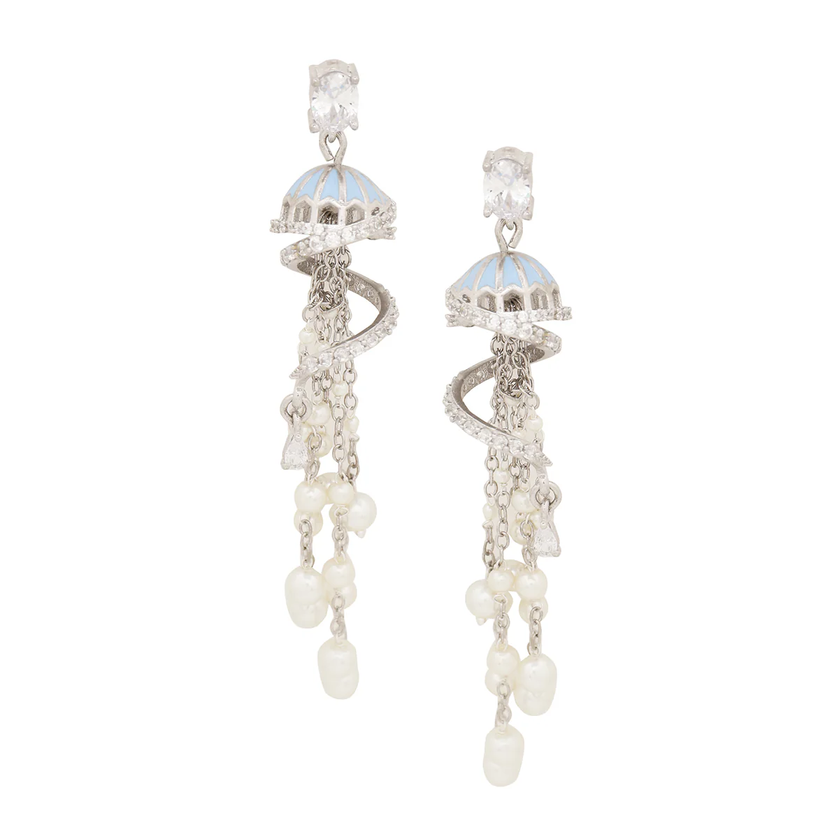 Santorini Tassels Drop Earrings - Image 4