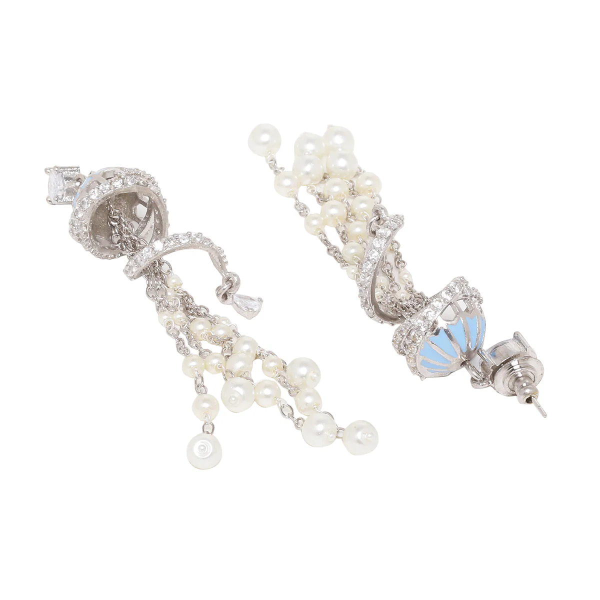 Santorini Tassels Drop Earrings - Image 5