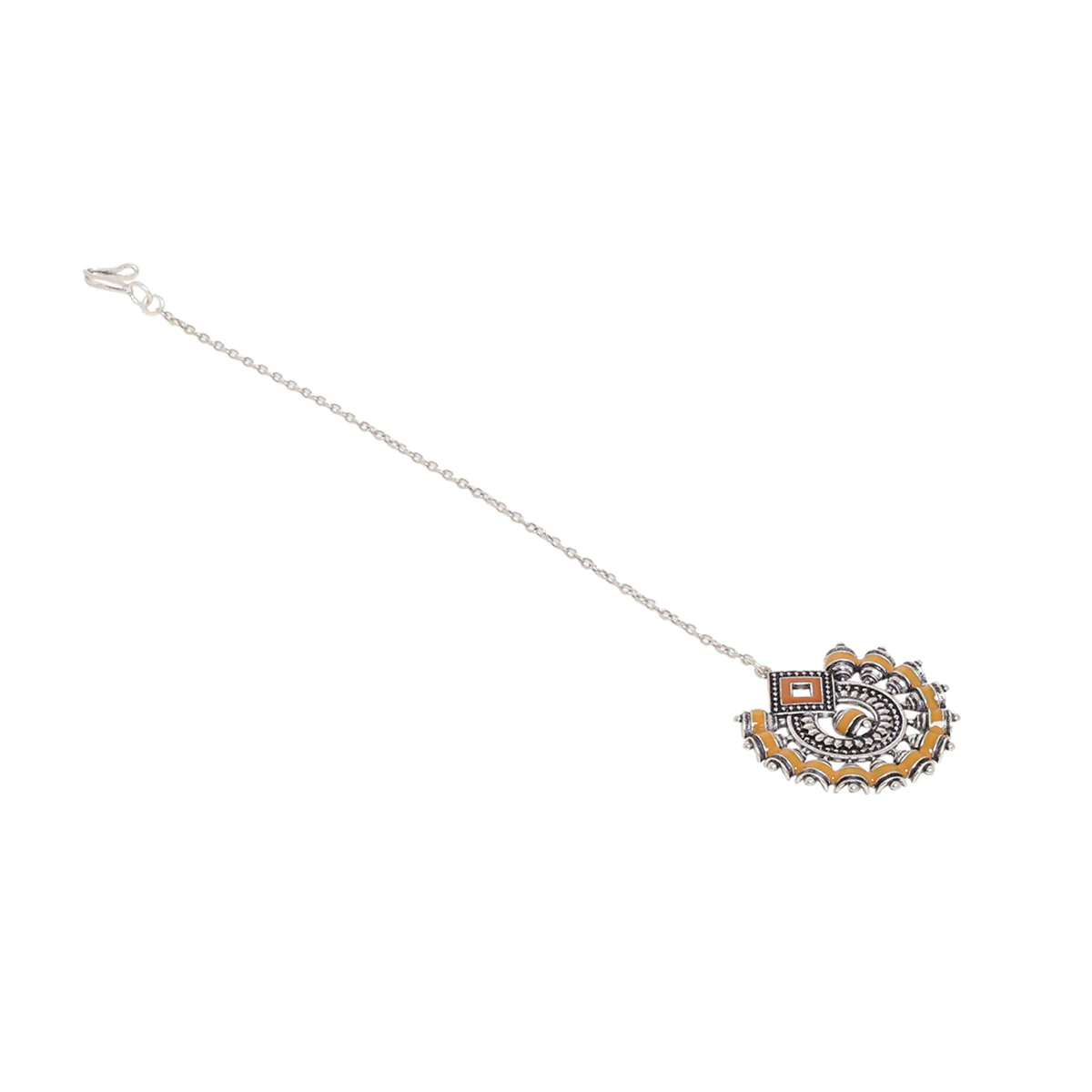 Sanwari Enameled Maang Tika - Image 5