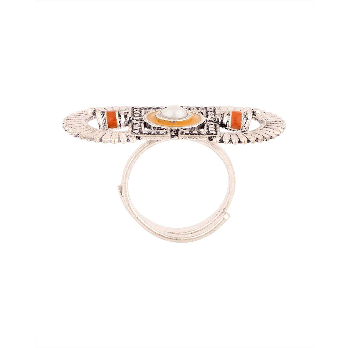 Sanwari Tribal Motif Finger Ring - Image 4