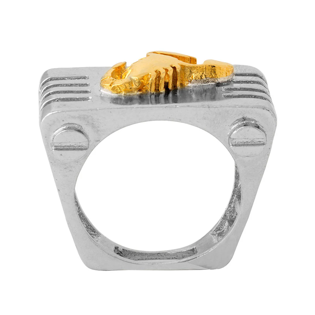 Scorpio Rashi Symbol Designed Ring For Men - Image 4