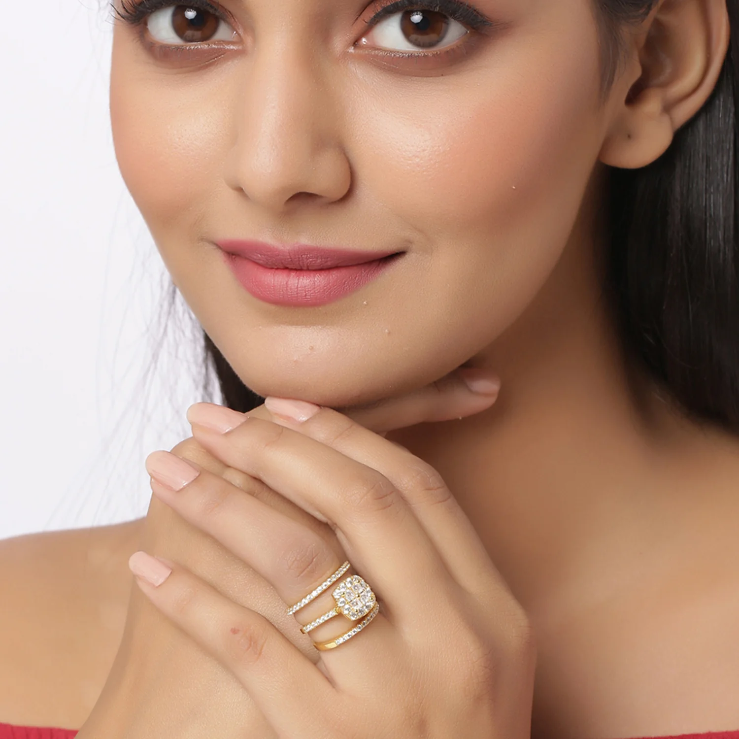 Set of Three Brass Rings - Image 2