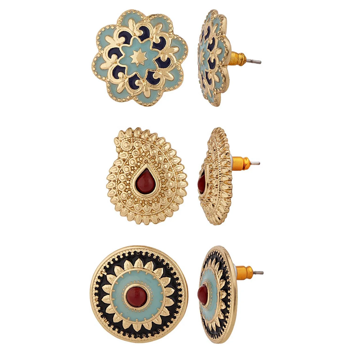Set of three celebrations stud - Image 4