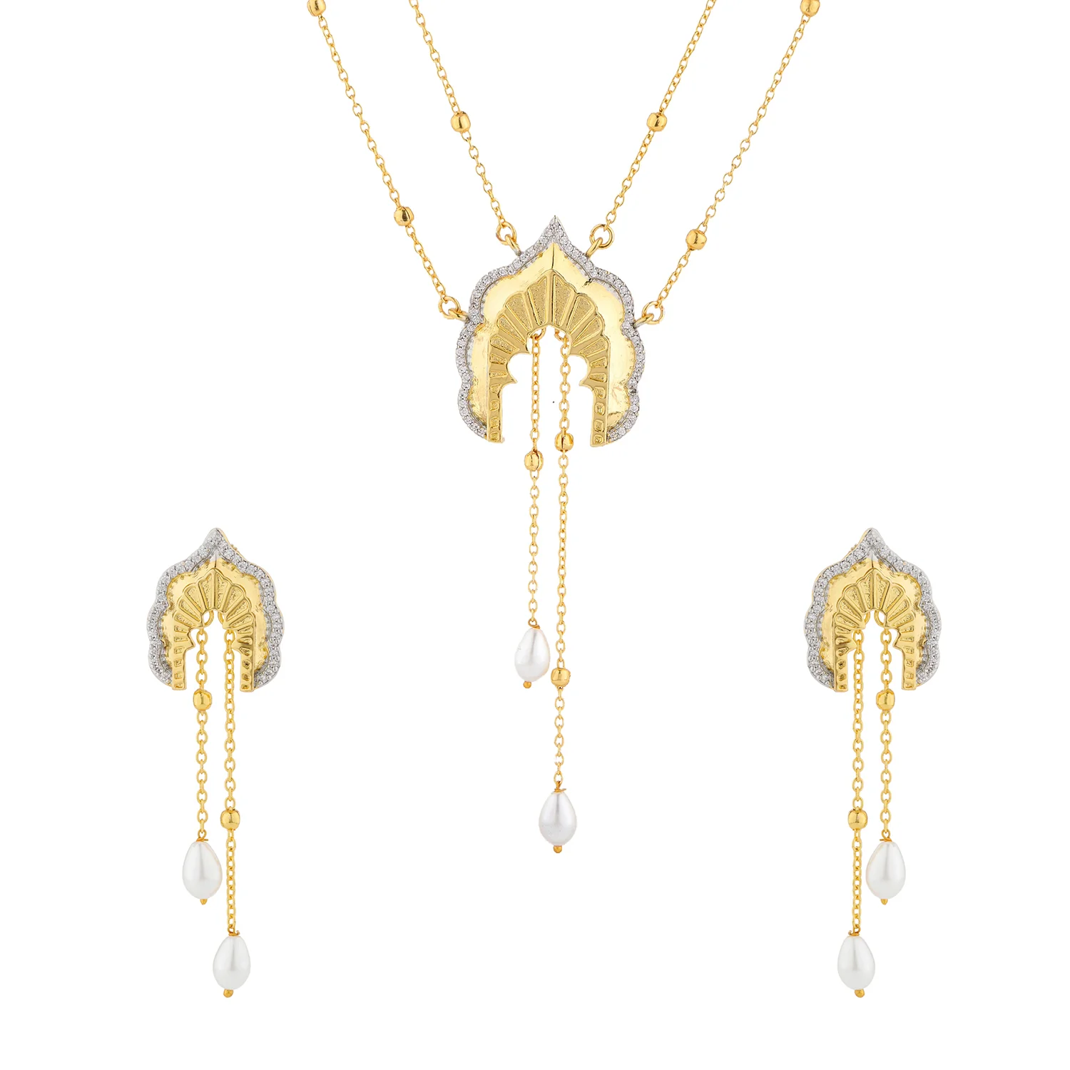 Shahi Dwar Darbar-E-Khas Necklace Set - Image 3