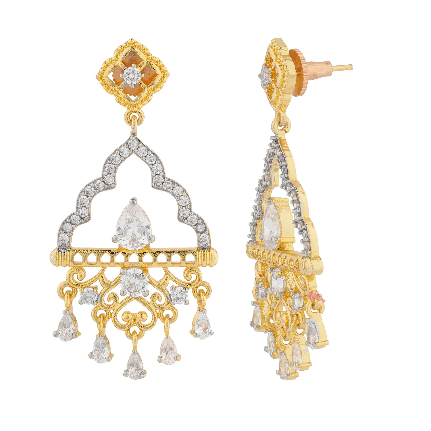 Shahi Dwar Dhara Dangler Earrings - Image 5