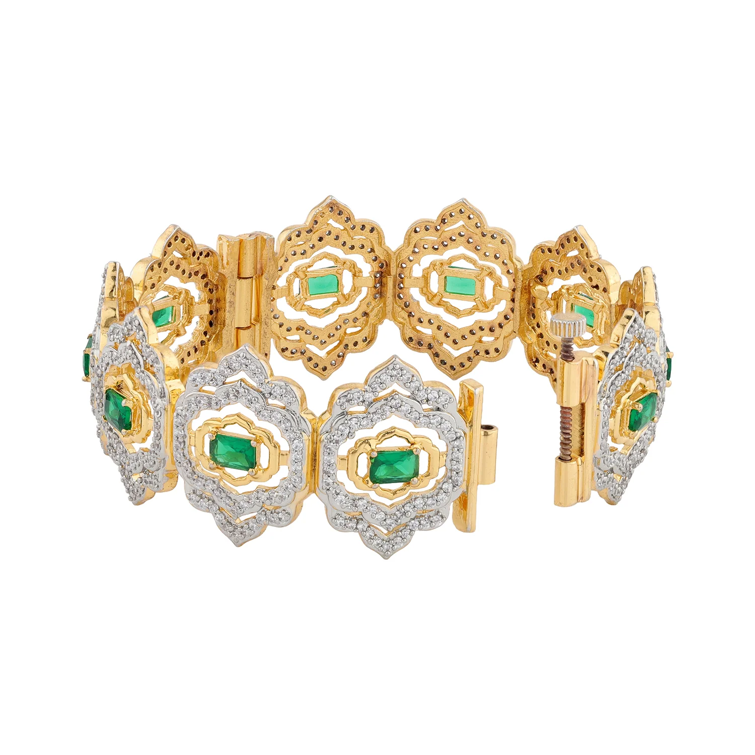 Shahi Dwar Rajasi Hinge Bangle - Image 3