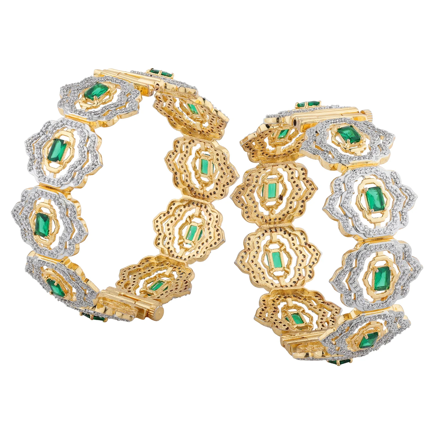 Shahi Dwar Rajasi Hinge Bangle - Image 5