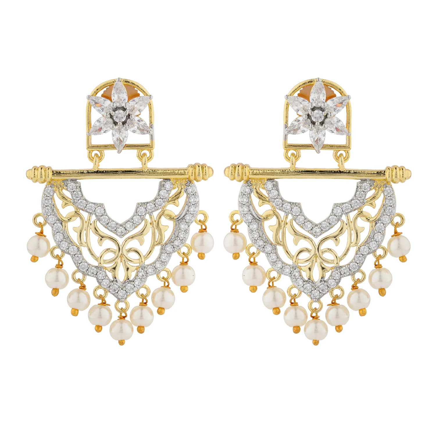Shahi Dwar Rajkumari Dangler Earrings - Image 4
