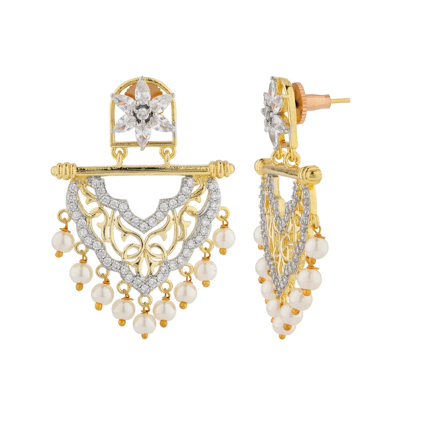 Shahi Dwar Rajkumari Dangler Earrings - Image 5