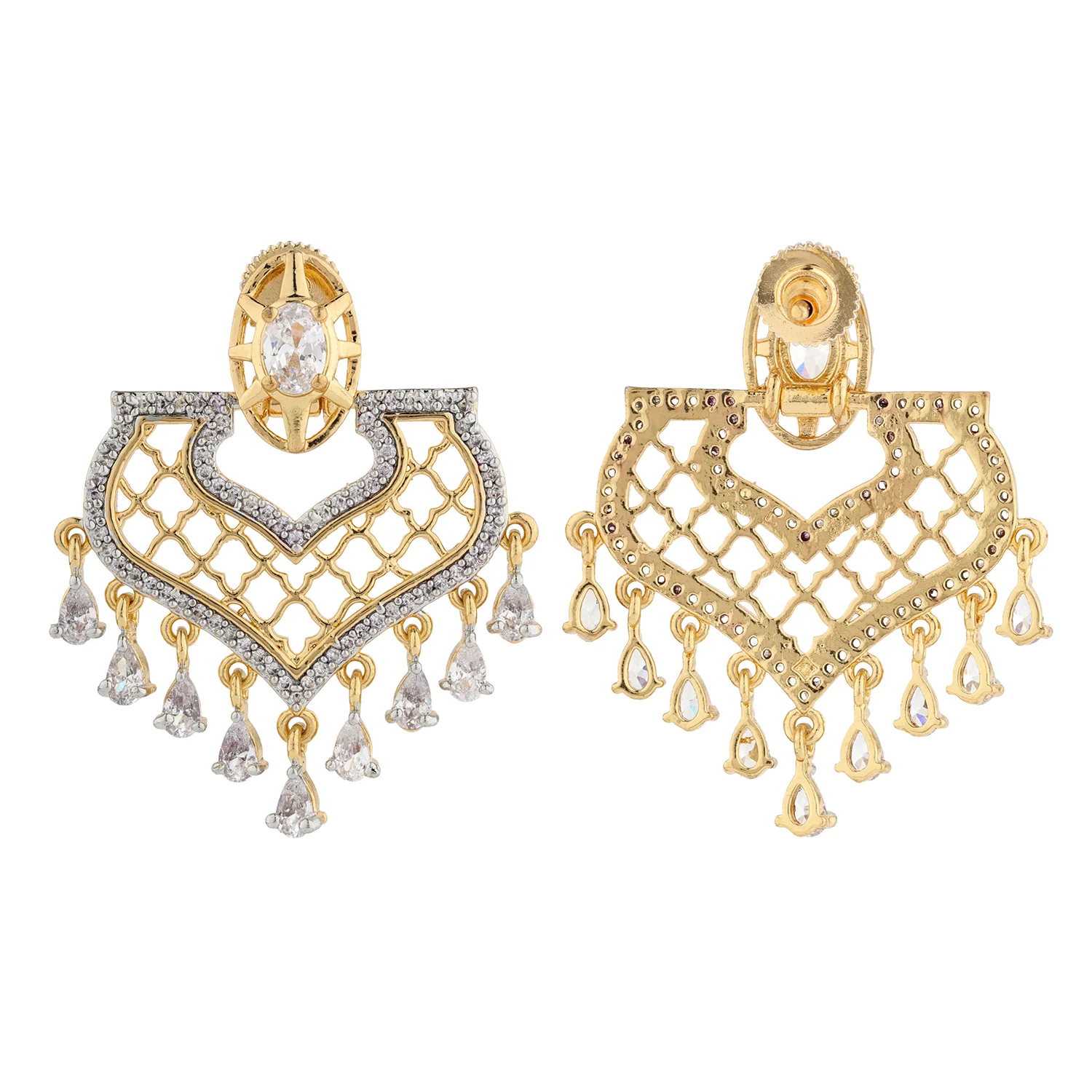 Shahi Dwar Sundari Dangler Earrings - Image 3