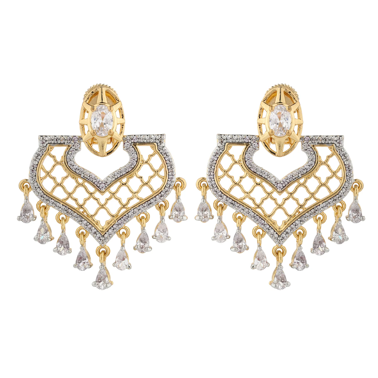 Shahi Dwar Sundari Dangler Earrings - Image 4