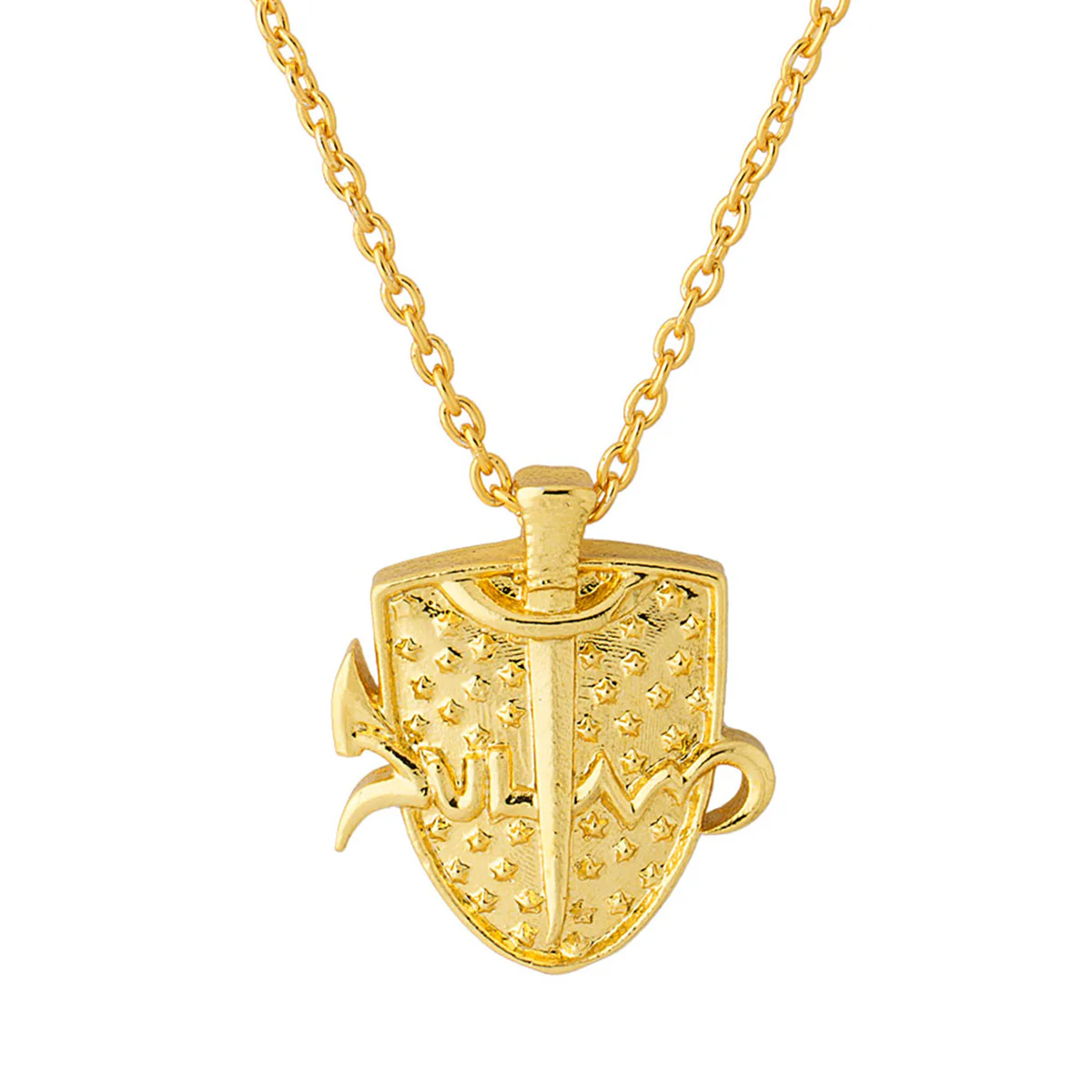 Shield Shaped Sultan Pendant With Chain - Image 3