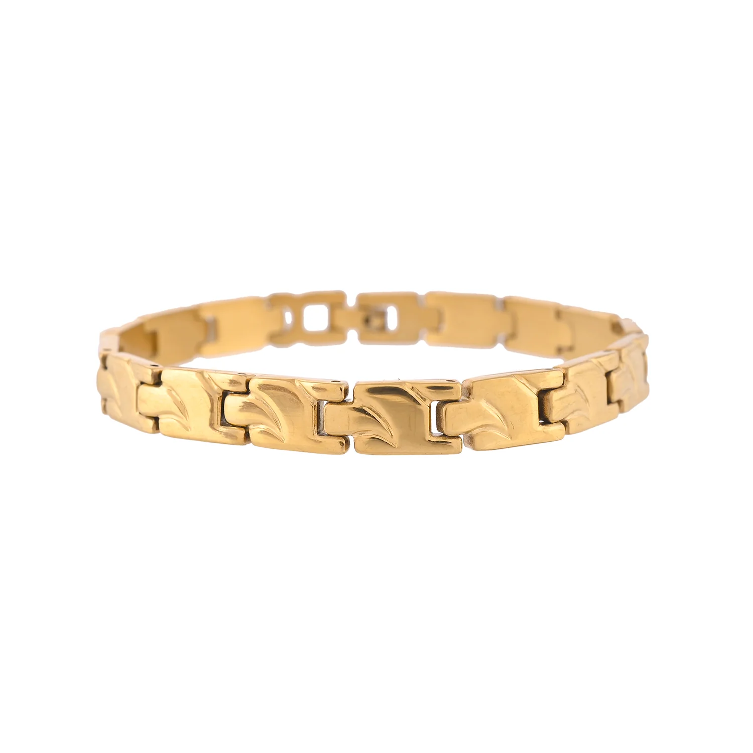 Signature Alpha Curve Mens Bracelet - Image 5