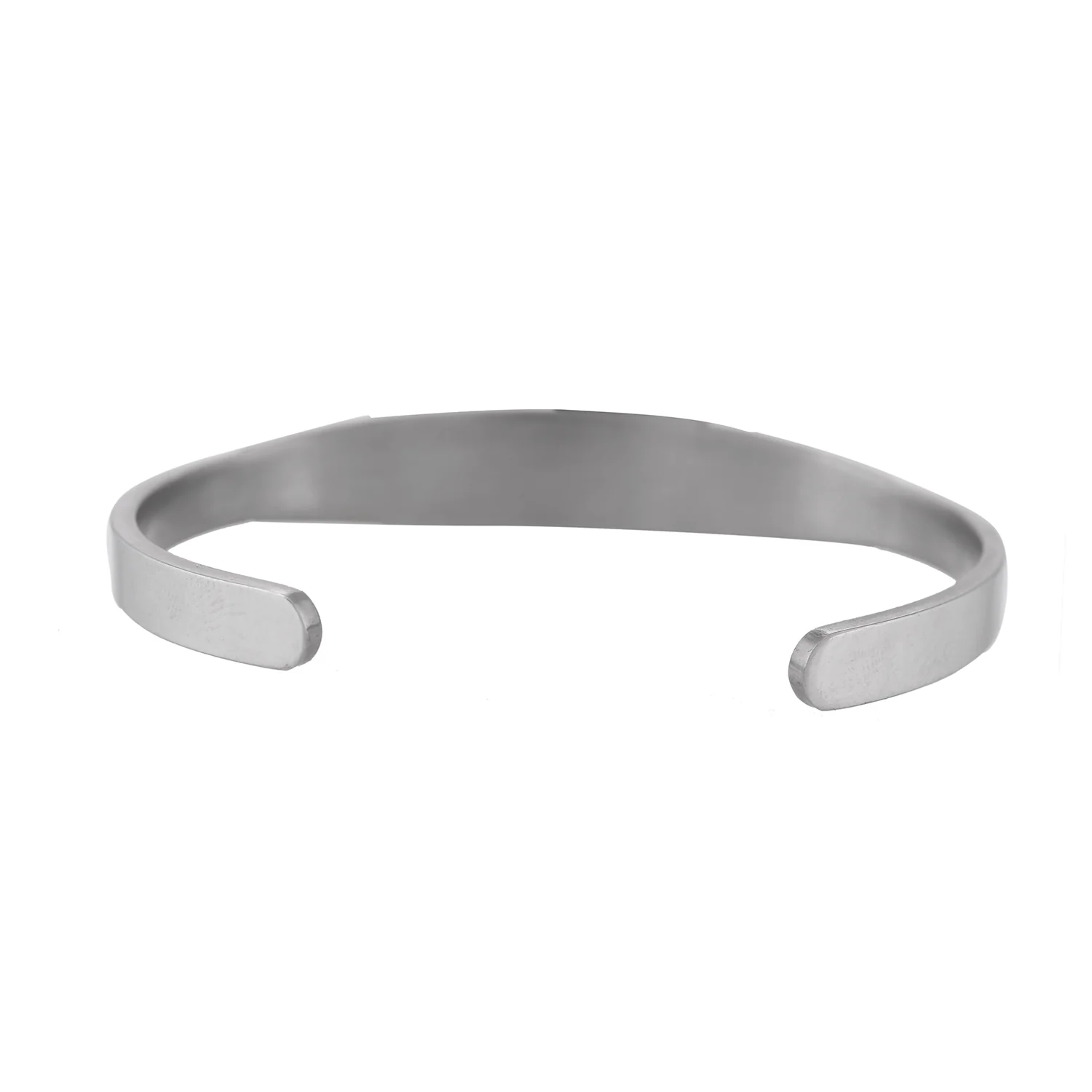Signature Trinity Om Mantra Kada Mens Bracelet - Image 3