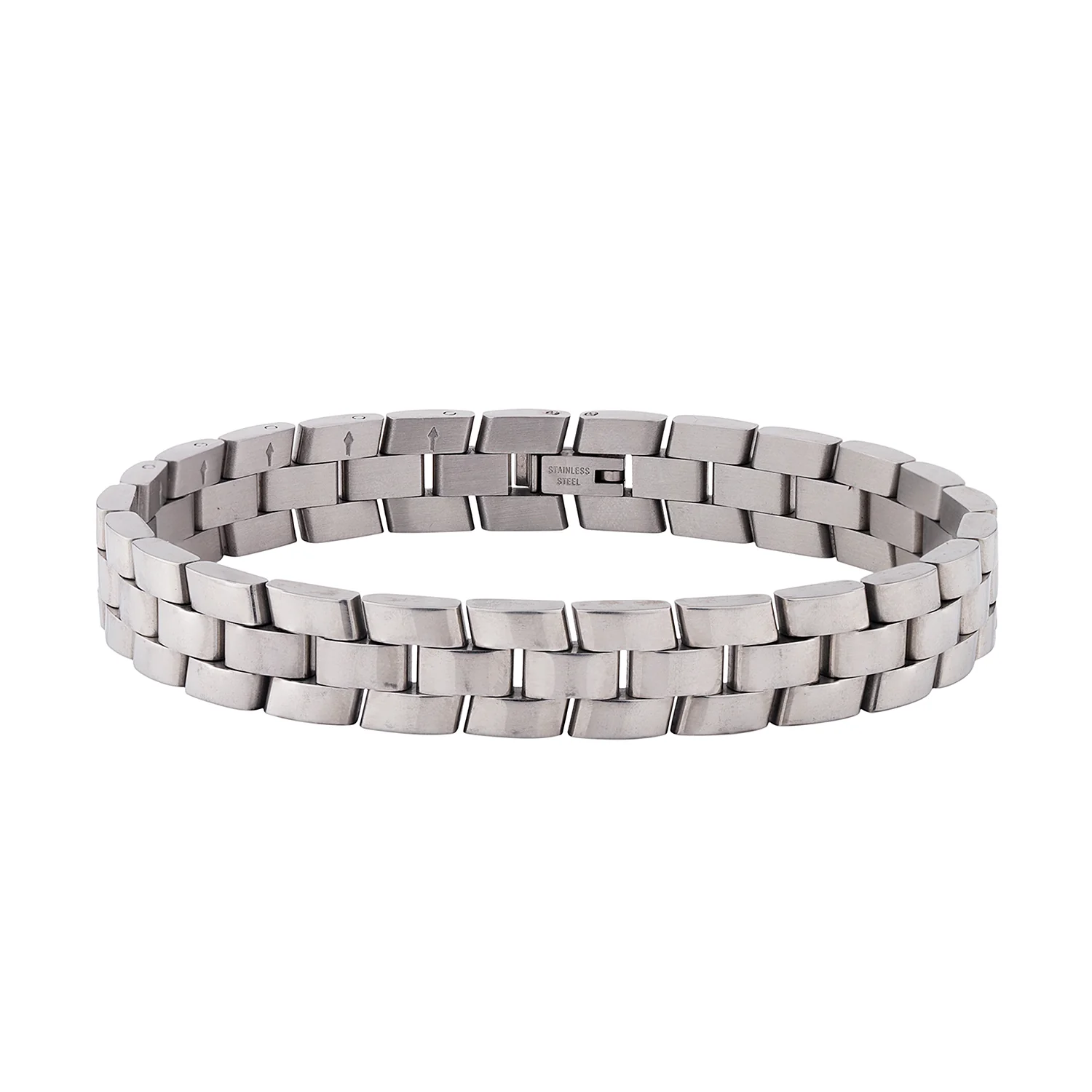 Signature Zenith Silver Link Mens Bracelet - Image 3
