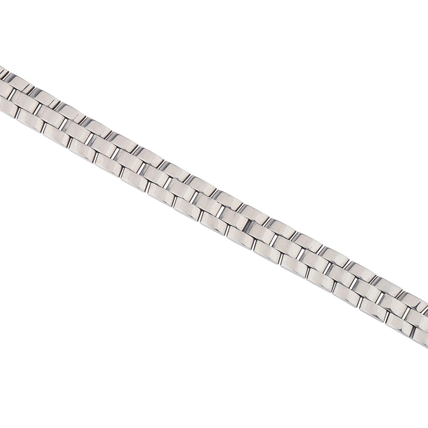 Signature Zenith Silver Link Mens Bracelet - Image 4