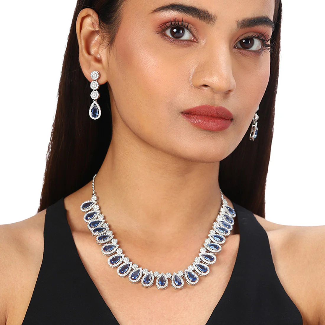 Silver Brass Necklace Sets - Image 2