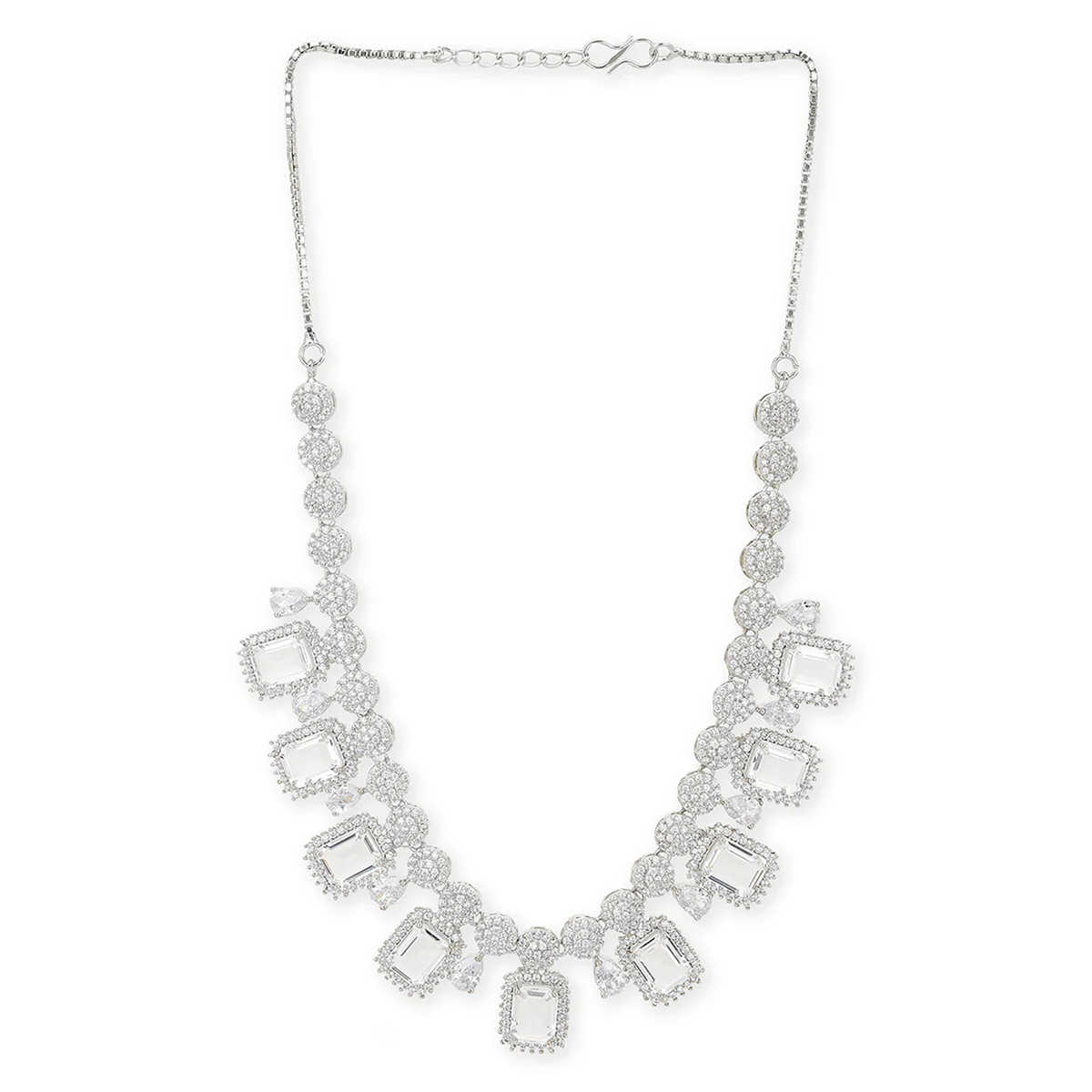 Silver Plated Brass Necklace Set - Image 4