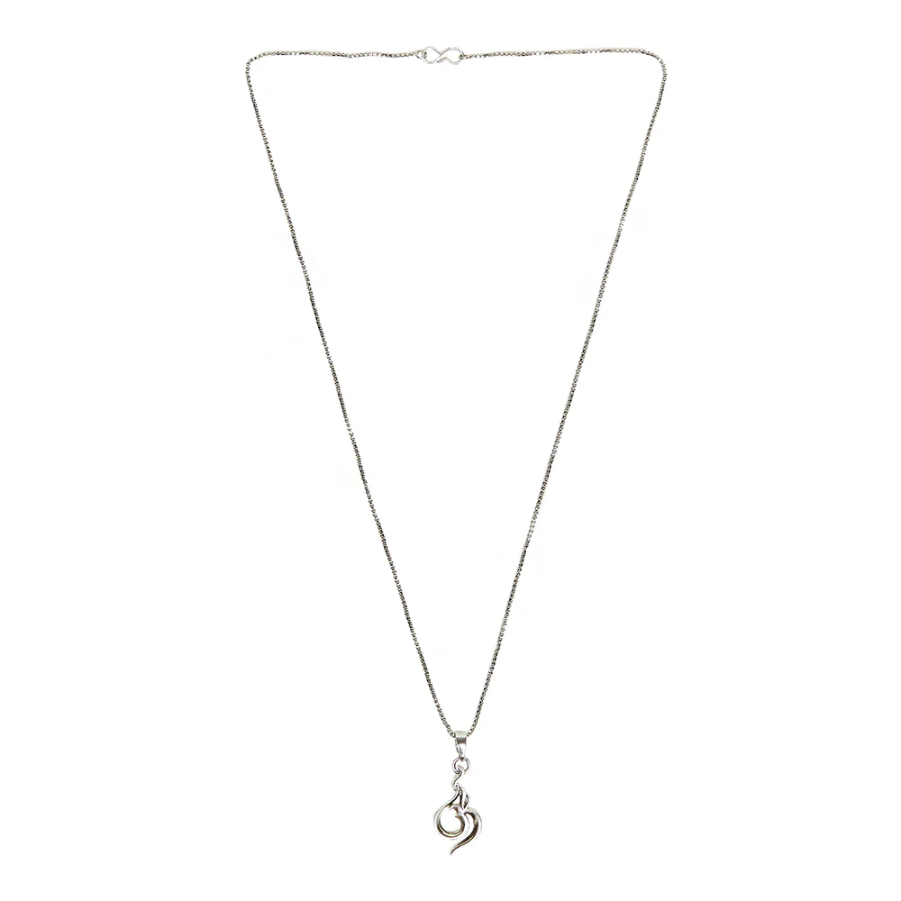 Silver Plated Moksha Pendant - Image 2
