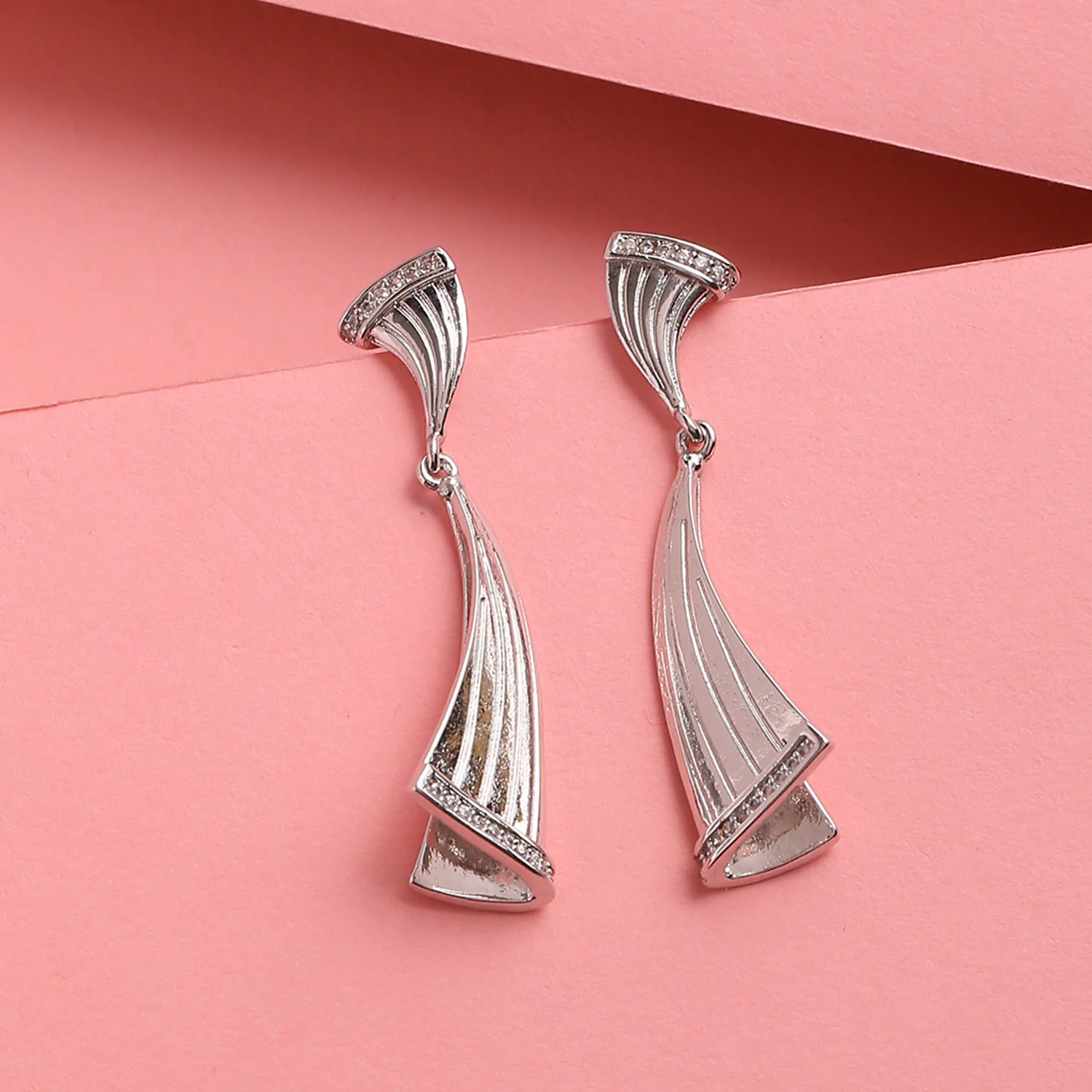 Silver Plated Stylish Earrings