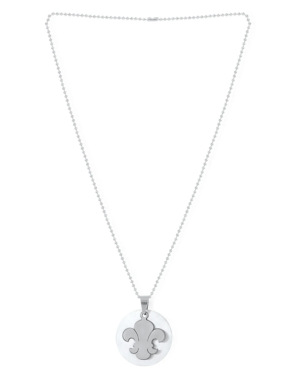 Silver Tone Attractive Men's Pendant With Chain - Image 2
