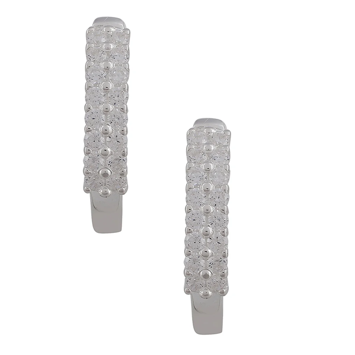 Simple And Beautiful 925 Sterling Silver Hoop Earrings - Image 3