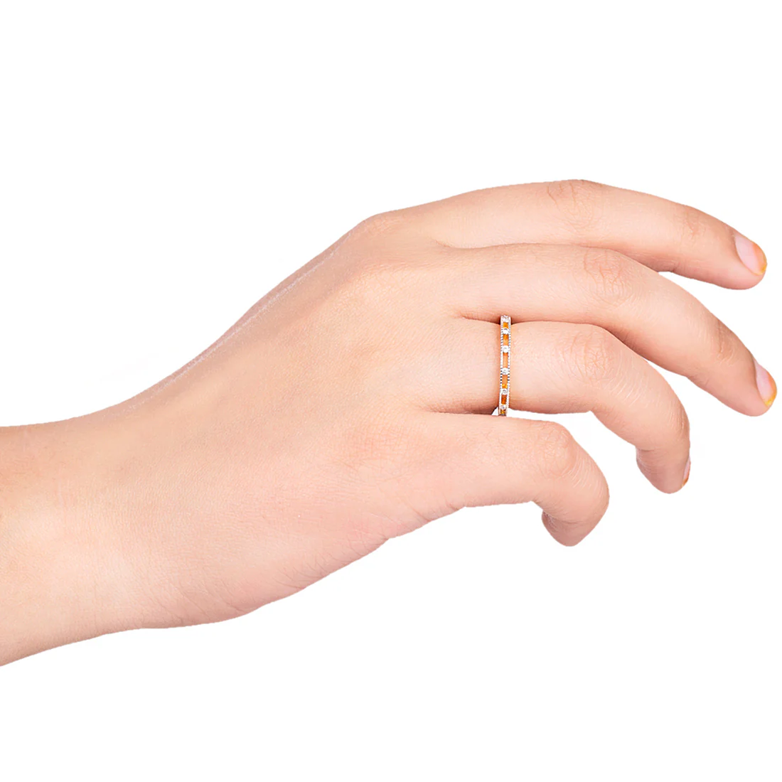 Simple Brass Band Ring - Image 2