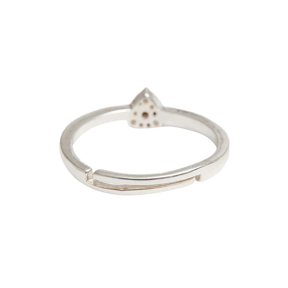 Simulant CZ 925 Sterling Silver Adjustable Ring - Image 6