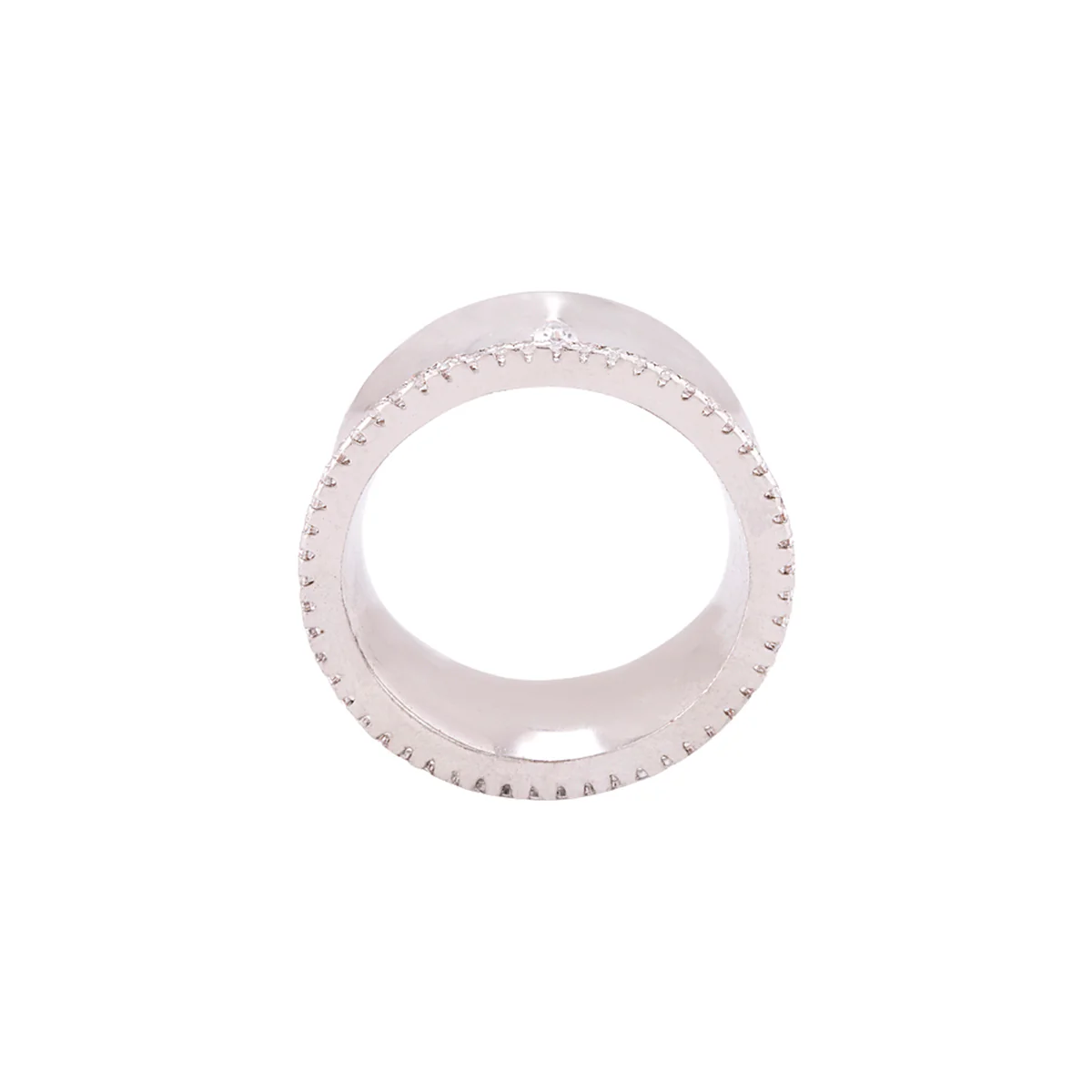 Smooth Surface Silver Plated Band Ring - Image 4