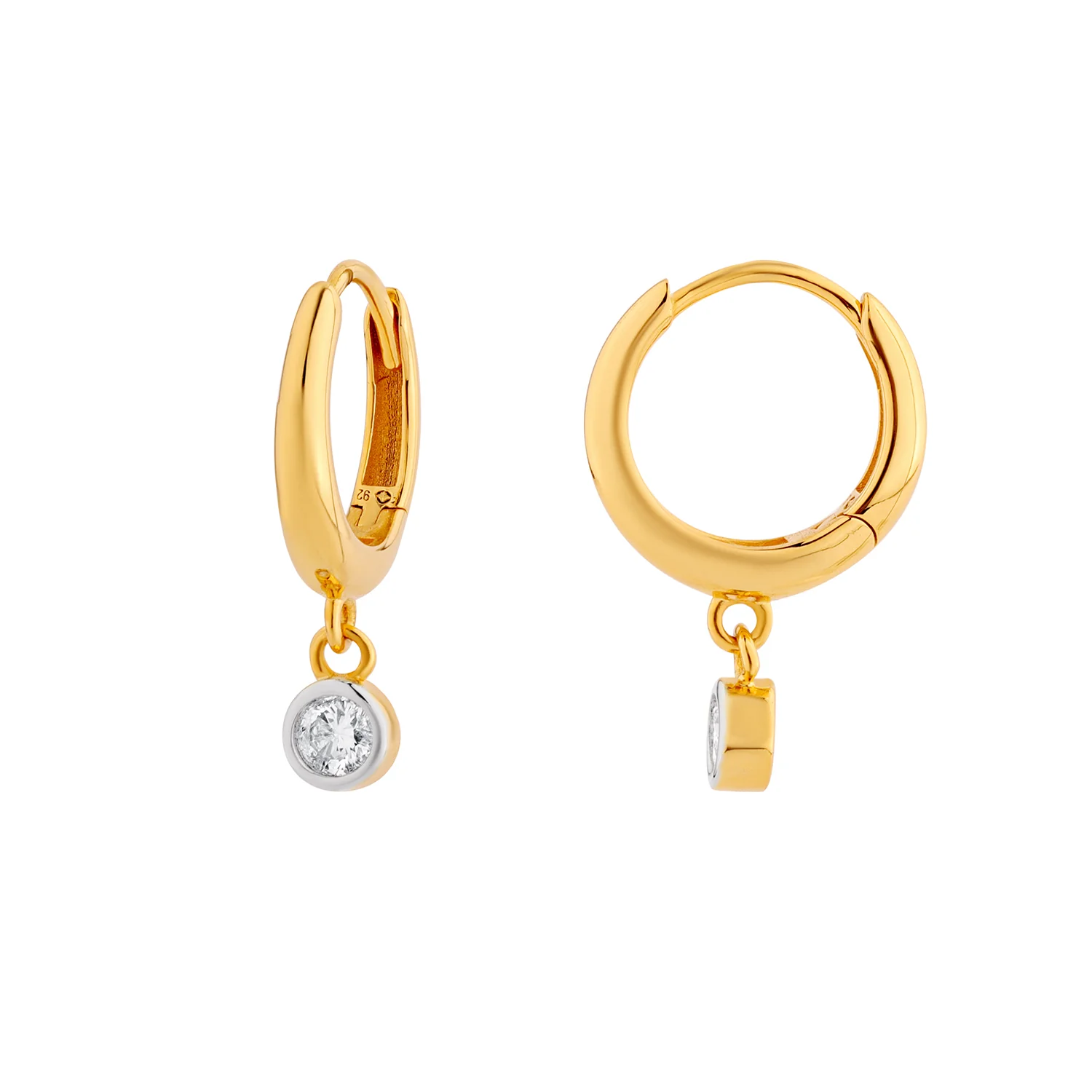 Solstice Drop Lab-Grown Diamond Stud Earrings - Image 3