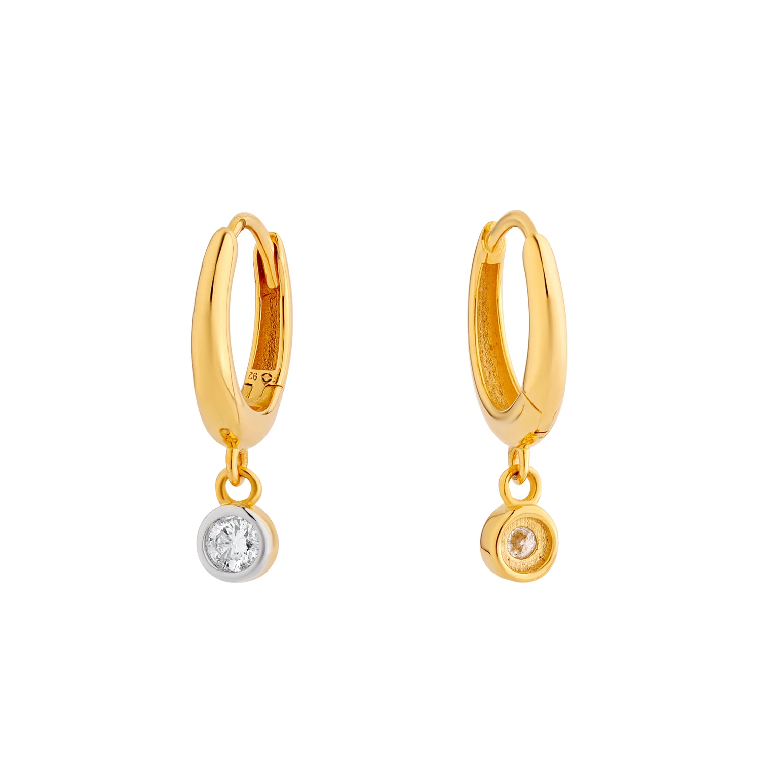Solstice Drop Lab-Grown Diamond Stud Earrings - Image 5