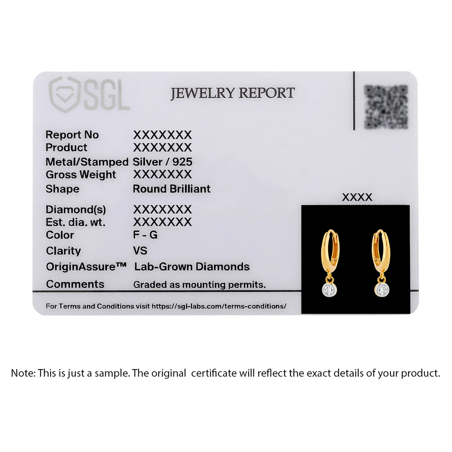 Solstice Drop Lab-Grown Diamond Stud Earrings - Image 6
