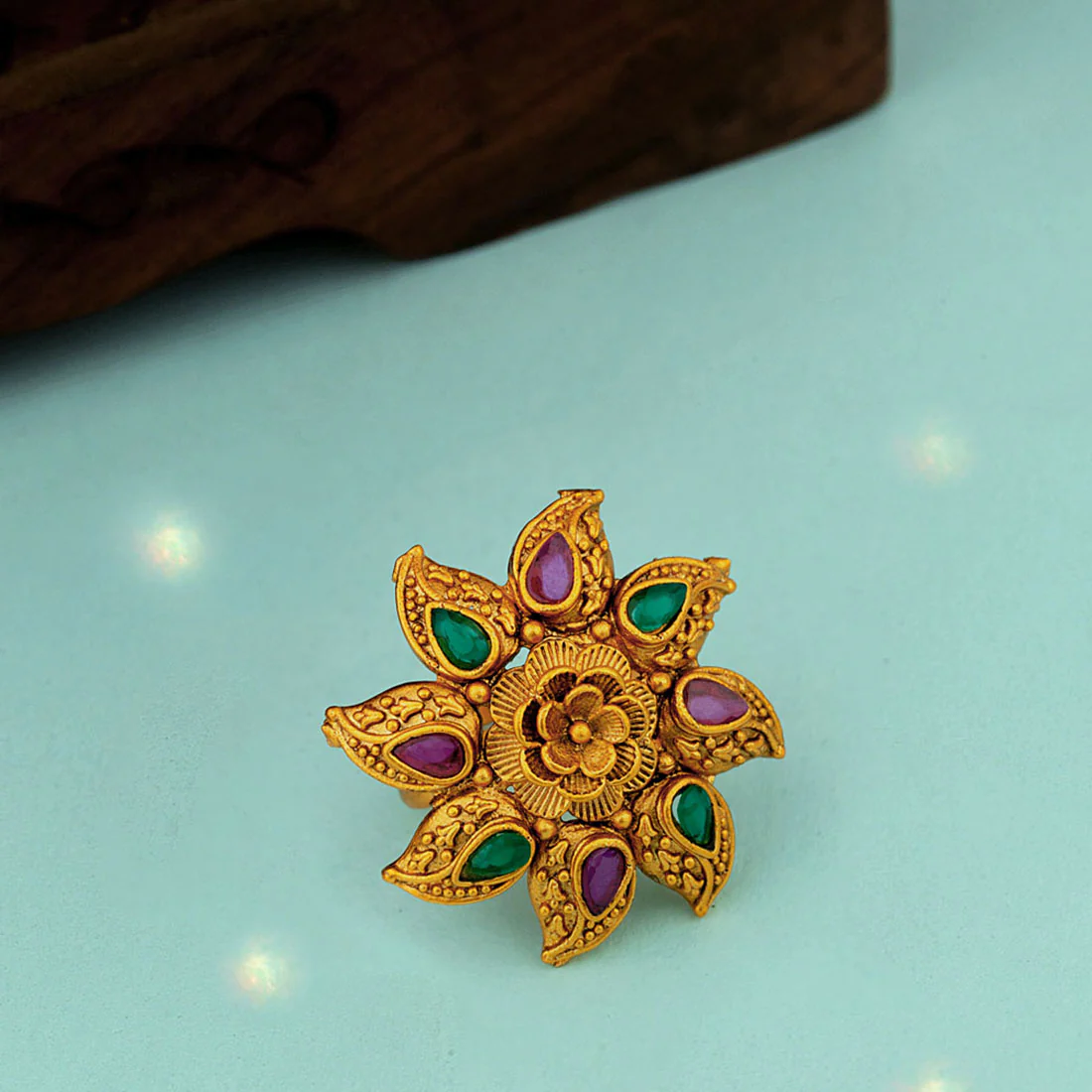 Southern Bling Coloured Stones Ring