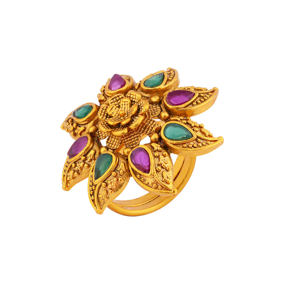 Southern Bling Coloured Stones Ring - Image 2
