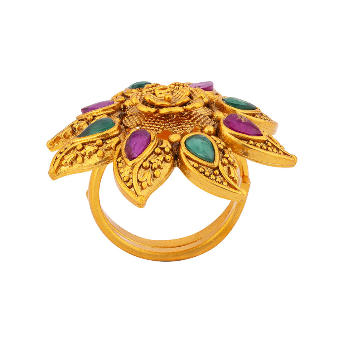 Southern Bling Coloured Stones Ring - Image 3