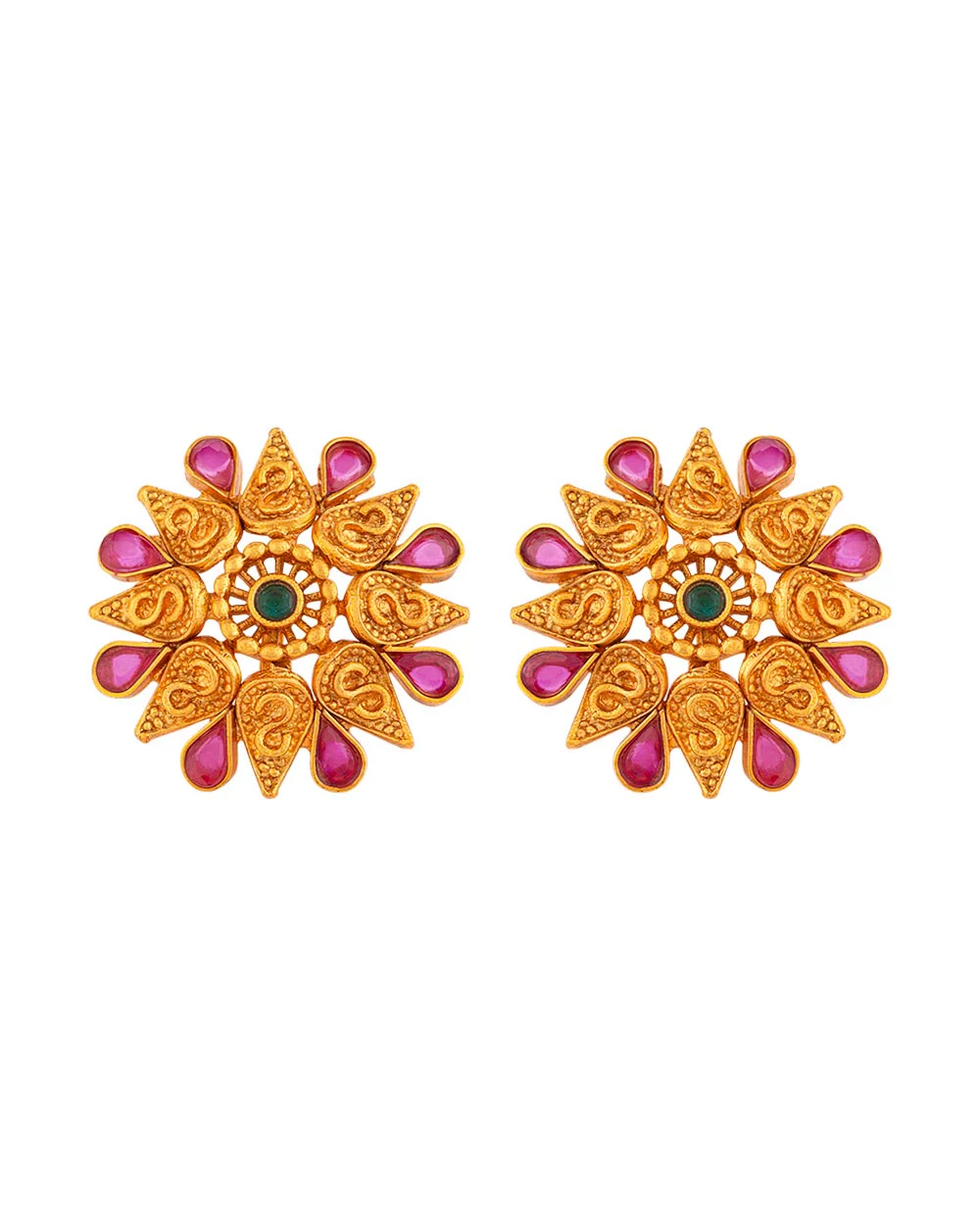 Southern Bling Ethnic Inspired Earrings - Image 2