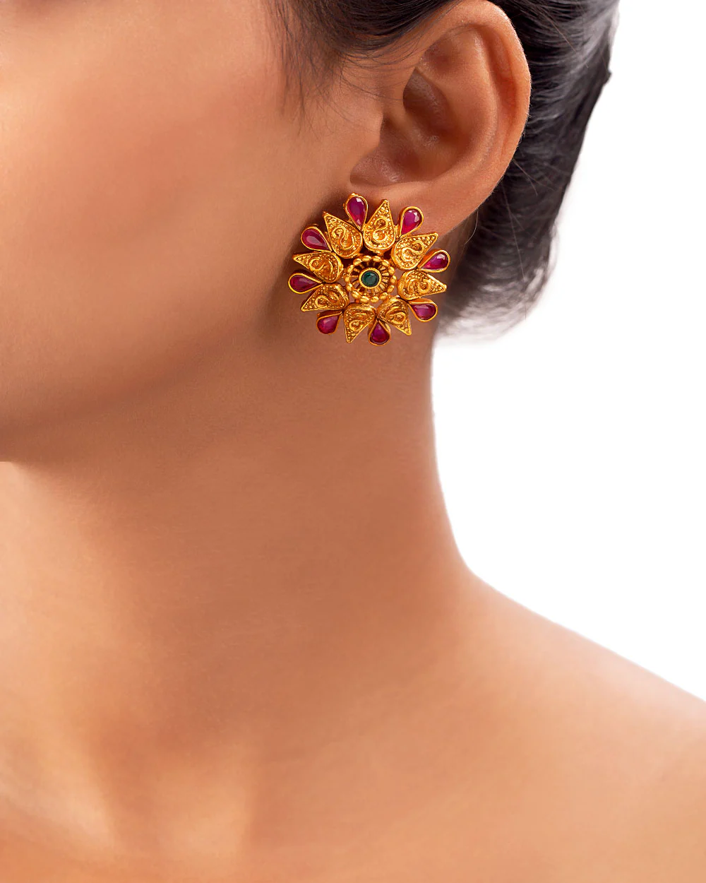 Southern Bling Ethnic Inspired Earrings - Image 5