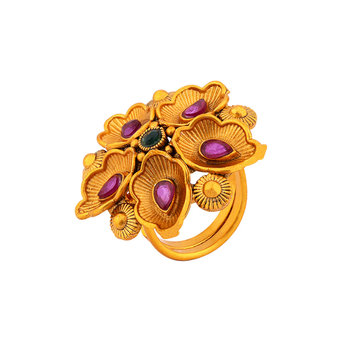 Southern Bling Floral Ring - Image 2